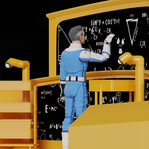 🥼 Fantastic Four First Steps Reed Richards Lab・ OBJ File for 3D ...