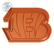 NFL-Cincinnati-Bengals_8cm_2pc_CP.png NFL - Play Offs - Football  Collection Set - Cookie Cutter - Fondant - Polymer Clay