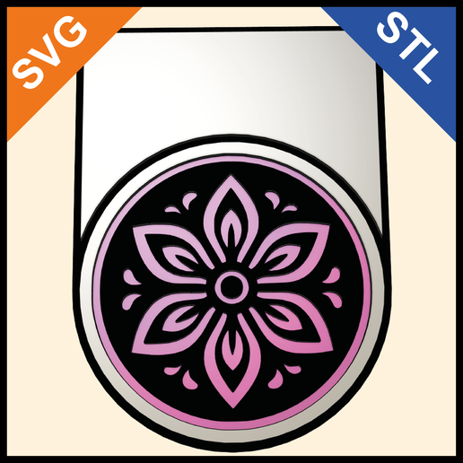 D&D Fey Initiative Token – STL & SVG | DM Screen Clip Marker