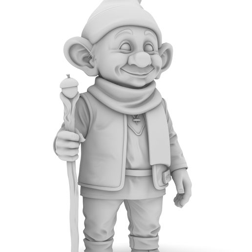 3.jpg Whimsical Forest Gnome – Magic Staff Adventurer Elf