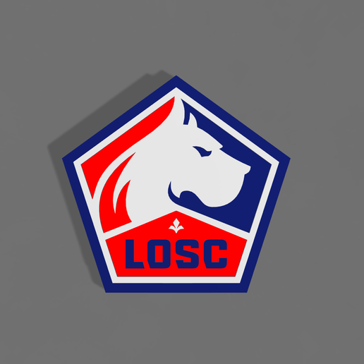 👾 LOSC Lille - Ligue One・ STL File for 3D printing・Cults