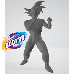 STL file Goku- Super Saiyan 🧸・Model to download and 3D print・Cults