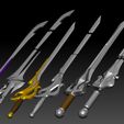 Preview27.jpg The Power Sword, Subternia Blade and Preternia Blade - He-man Netflix Version 3D Print model