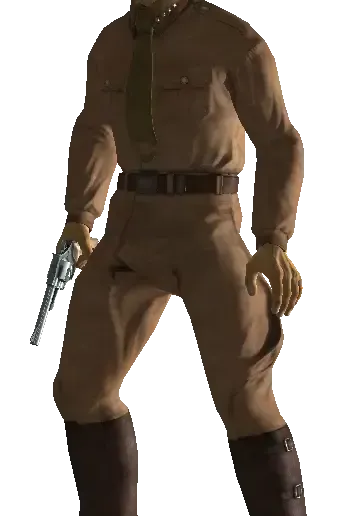 General Lee Oliver from Fallout 3D model