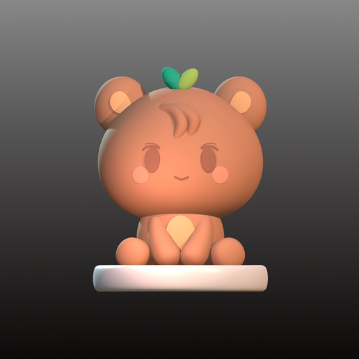 🐻 ANITEEZ JJONGBEAR ATEEZ・ STL File for 3D printing・Cults