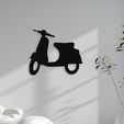mockup_05.jpg Vintage Scooter Wall Decor Art