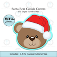 Etsy-Listing-Template-STL.png Santa Bear Cookie Cutters | STL File