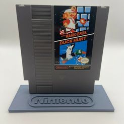 nes-game-stand.jpg STL file Nintendo NES Game Display Stand・3D printable design to download