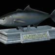 Greater-Amberjack-statue-5.png fish greater amberjack / Seriola dumerili statue detailed texture for 3d printing