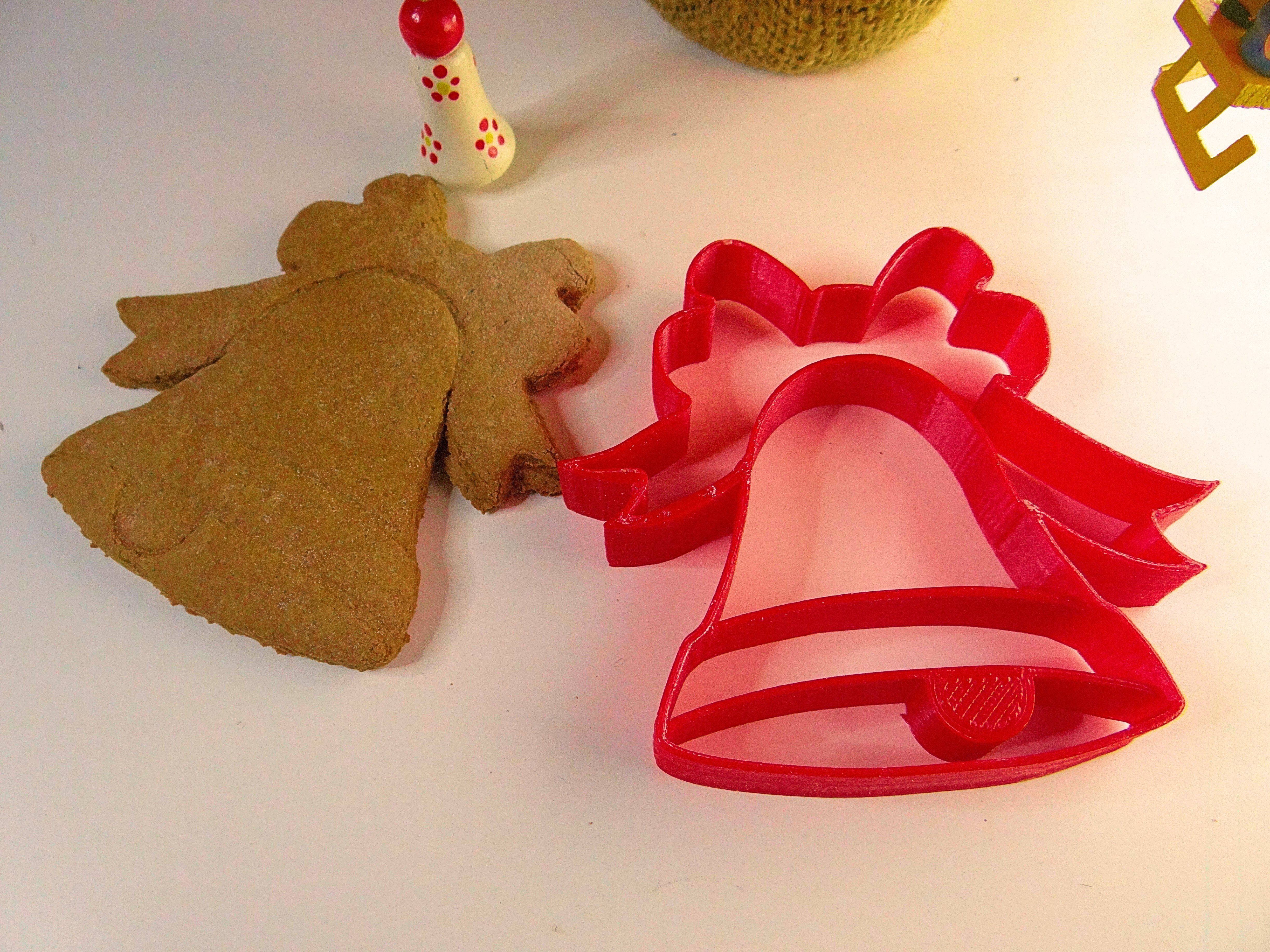 DSC00439.JPG Archivo STL gratis Cortador de galletas de la campana de Navidad・Plan para descargar y imprimir en 3D, NikodemBartnik