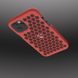 AdrieliPhone12proCaseHoneyComb_lenseProtectV2 v3-3.png iphone 12/12 pro case hexagonal grid #2
