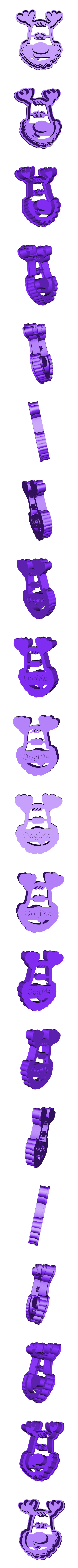 Rudolph_the_Reindeer_Cookie_Cutter.STL Толкатель монет "Олень Рудольф