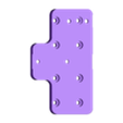 Plaque fixation poulie X.STL Linear rails U30pro/U30 (ENDER 3 ?)