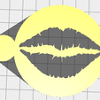 Lips.png Pochoir à lèvres pour aérographe