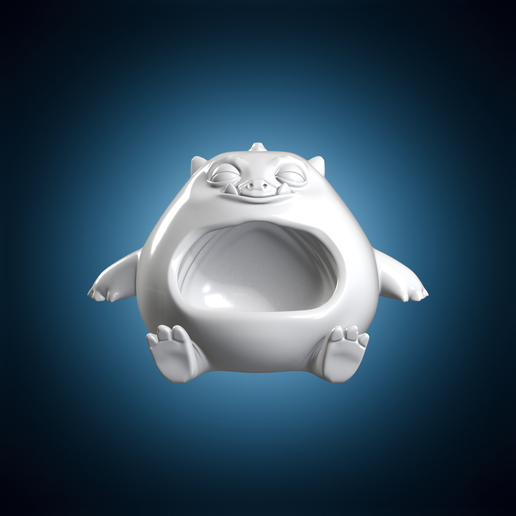 Cute Monster Bowl Desk Accessory