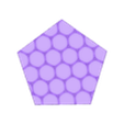 honeycomb texturee.stl PENTAGONAL CUBE PATTERNED VASE
