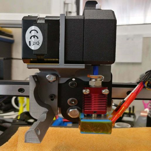 Download free STL file Ender 3 Direct Drive 5015 blower linear guide ...