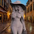 untitled.366.jpg Madame Elegant Fashion Beautiful Lady - 3D Model
