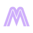 M.stl Letters and Numbers SEGA Letters and Numbers | Logo