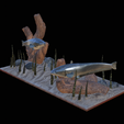 sumec-podstavec-standard-quality-1-7.png two catfish scenery in underwather for 3d print detailed texture