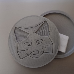 coin2.png Download free STL file Metamask Coin Container • 3D print object, Zez0