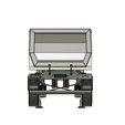 Rear.png 3D Printable European Style Two Axle Dump Trailer in 1:14 Scale