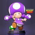 A model by Sinh Nguyen READY FOR 3D PRINT トアデット - スーパーマリオのファンアート