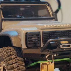 IMG20230217163756.jpg Archivo STL Rejillas para faros delanteros TRX4M Defender・Modelo para descargar y imprimir en 3D
