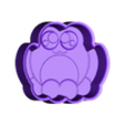 animefrog v1.stl STL file Bath Bomb Mold Hybrid Cartoon Frog・3D printer design to download