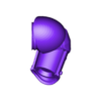 MKIII_arm_1-b.stl armadura de rebites posed arms truescale x11