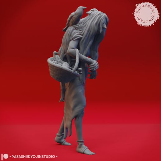 STL file Green Hag - Tabletop Miniature (Pre-Supported)・3D printable ...