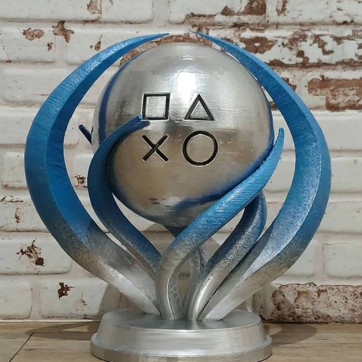 Download STL File PlayStation Platinum Trophy • 3D Print Design ・ Cults