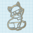 rosita1.png Datei STL strawberry shortcake cookie cutters・Design für 3D-Drucker zum herunterladen
