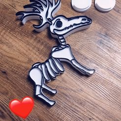 Snapchat-652465264.jpg STL file Jack Skellington Reindeer / Standing Reindeer decor/ Nightmare before christmas / tier tray/ centerpiece/ birthday/christmas decor・3D printer model to download