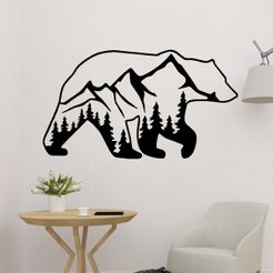 sample.jpg Fichier 3D Panneau Ours・Idée pour impression 3D à télécharger