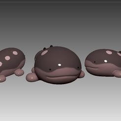 Untitled.png Fichier STL Pokemon - Clodsire・Plan pour impression 3D à télécharger