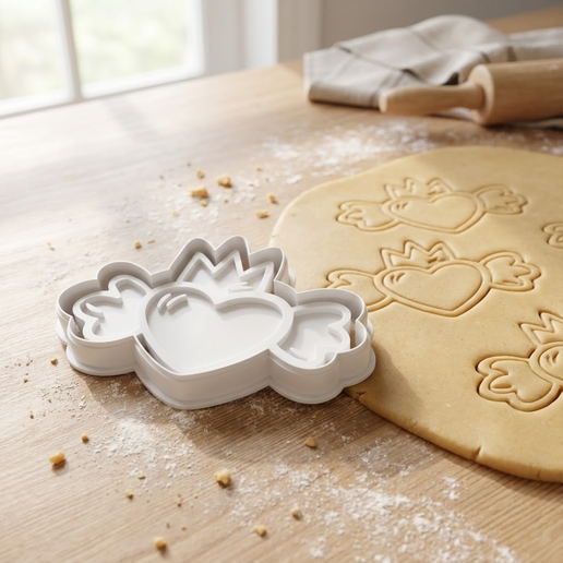 1767172338177-oxavwfp8lte.png Cortador de galletas Flying Heart Love
