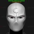 01.jpg STL file Moon Knight Mask - Mr Knight Face Shell - Marvel Comic helmet・3D print model to download