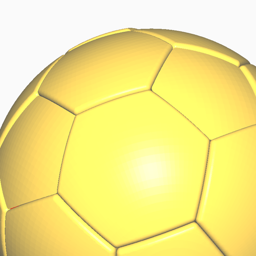 Fichier STL Ballon De Foot - Football・Design Imprimable En 3D à ...