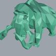 mammoth.jpg Low-poly mammoth
