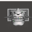 33.png Half Samurai Mask 3D print model
