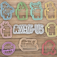 Todo.png Among Us Cookie cutter set (Premium)