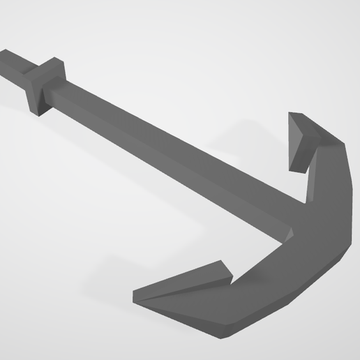 Anchor with locking mechanism 3D model