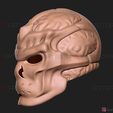 02.jpg Jason X Mask - Friday 13th movie  - Horror Halloween Mask 3D print model