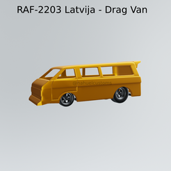 New-Project-2021-07-10T155028.855.png STL-Datei RAF-2203 Latvija - Drag Van・Vorlage für 3D-Druck zum herunterladen
