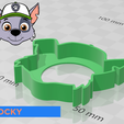 Rocky.png Cookie Cutter Paw Patrol Collection