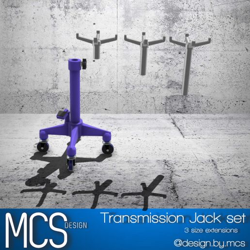 Workshop Transmission Gearbox Lift Jack 3D model