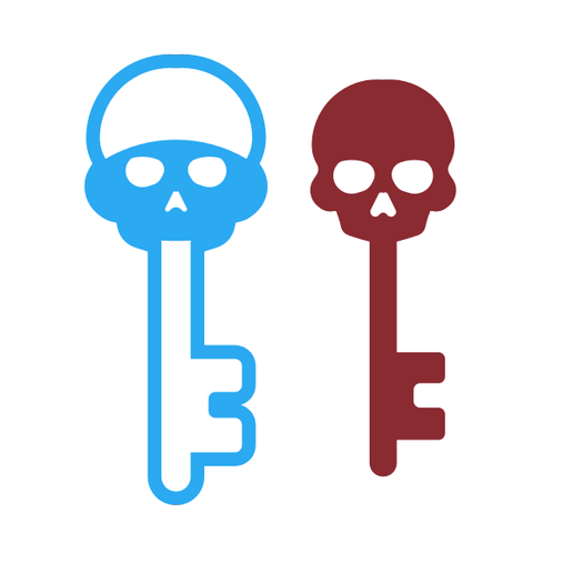 POLYMER CLAY CUTTER .KEY SKULL 3 SIZE 3D model