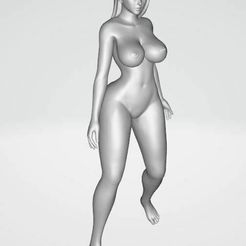 1.jpg Archivo STL SEXY CHICA DESNUDA 2 MODELOS・Diseño para descargar y imprimir en 3D