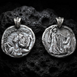 real.png Old Coin Pendant 3D print model